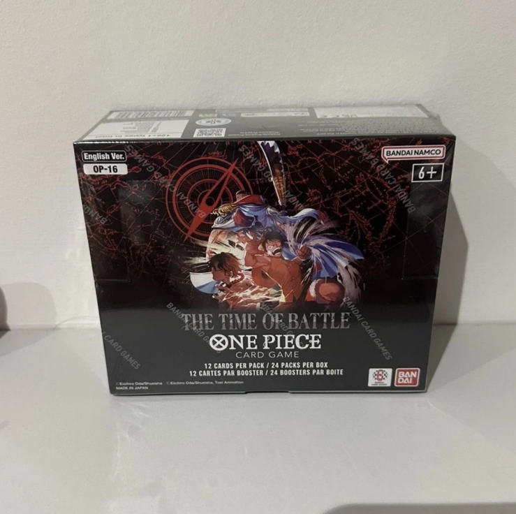 One Piece TCG OP16 Booster Box - The Time Of Battle - English SEALED In-Hand !