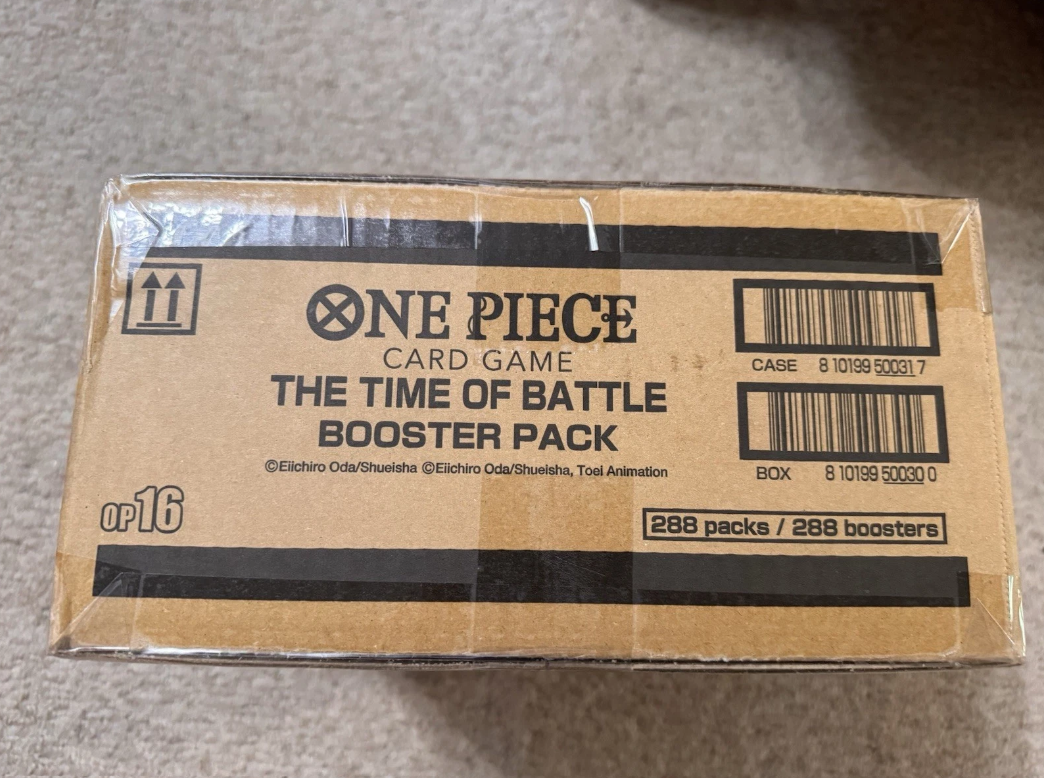 ONE PIECE CARD GAME THE TIME OF BATTLE BOOSTER CASE OP16 ENGLISH SHIPS TODAY🔥