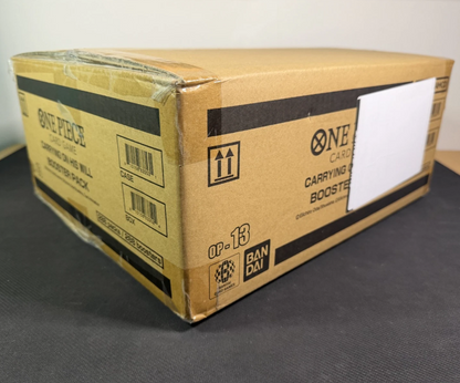 One Piece TCG Factory Sealed Booster Box Case OP-13 Carrying On His Will