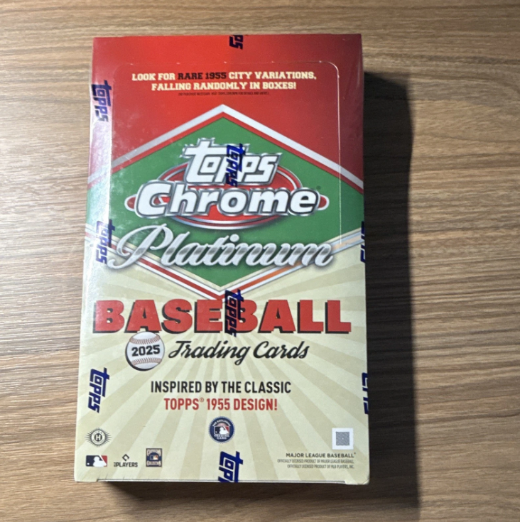 2025 Topps Chrome Platinum Baseball Hobby Box Factory Sealed | MLB Trading Cards, Sports Card Hobby Box, Refractor Autograph Pack