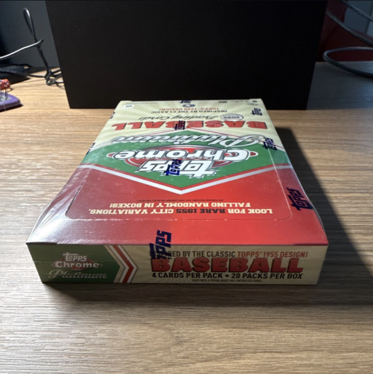 2025 Topps Chrome Platinum Baseball Hobby Box Factory Sealed | MLB Trading Cards, Sports Card Hobby Box, Refractor Autograph Pack