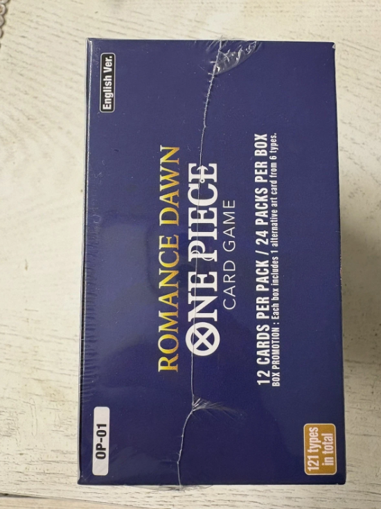One Piece TCG OP-01 Romance Dawn White Bottom Booster Box SEALED ENGLISH
