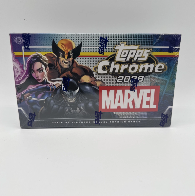 2026 Topps Chrome Marvel Comics Trading Card Hobby Box - New SEALED In Hand