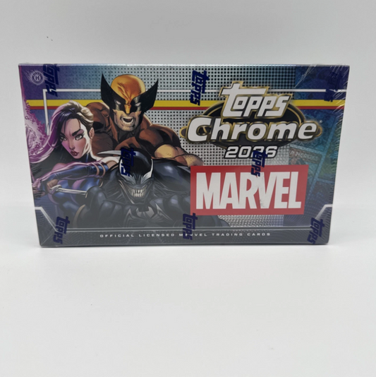 2026 Topps Chrome Marvel Comics Trading Card Hobby Box - New SEALED In Hand