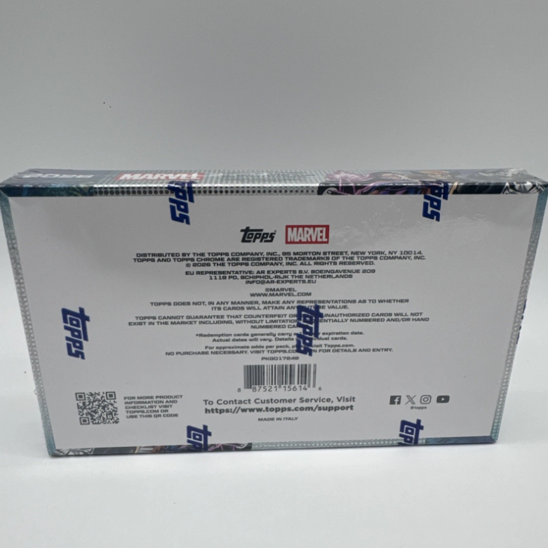 2026 Topps Chrome Marvel Comics Trading Card Hobby Box - New SEALED In Hand