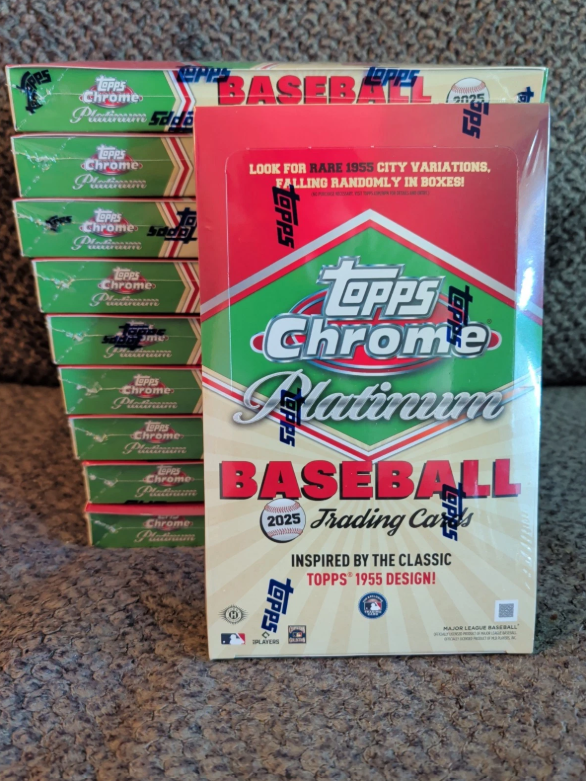 2025 Topps Chrome Platinum Baseball Hobby Box -Lot of 10- Ready to Ship✅