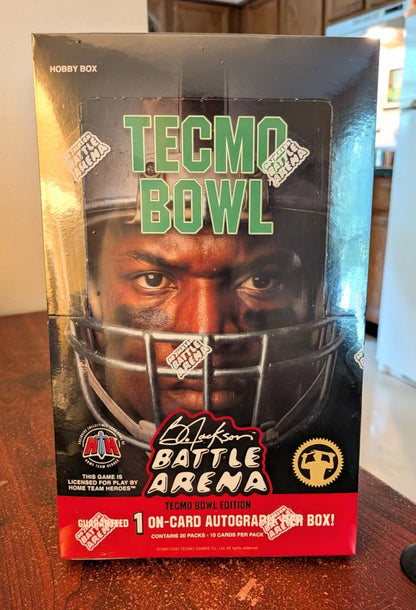 2026 Bo Jackson Battle Arena Tecmo Bowl Edition Hobby Box Factory Sealed IN HAND